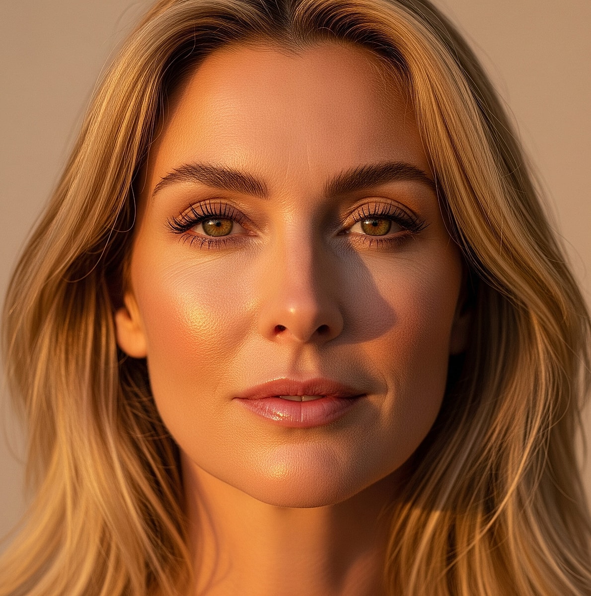 Rancho Santa Margarita Med Spa model with glowing skin.