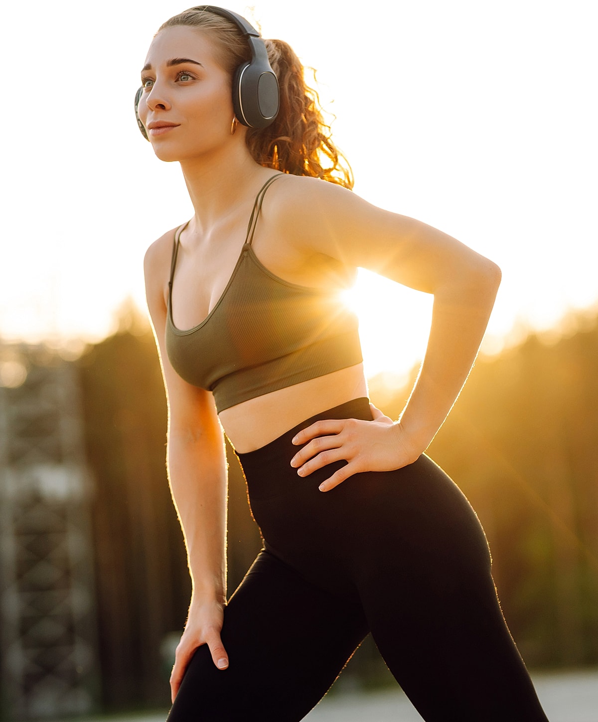 Close-up of a woman's face and smile.